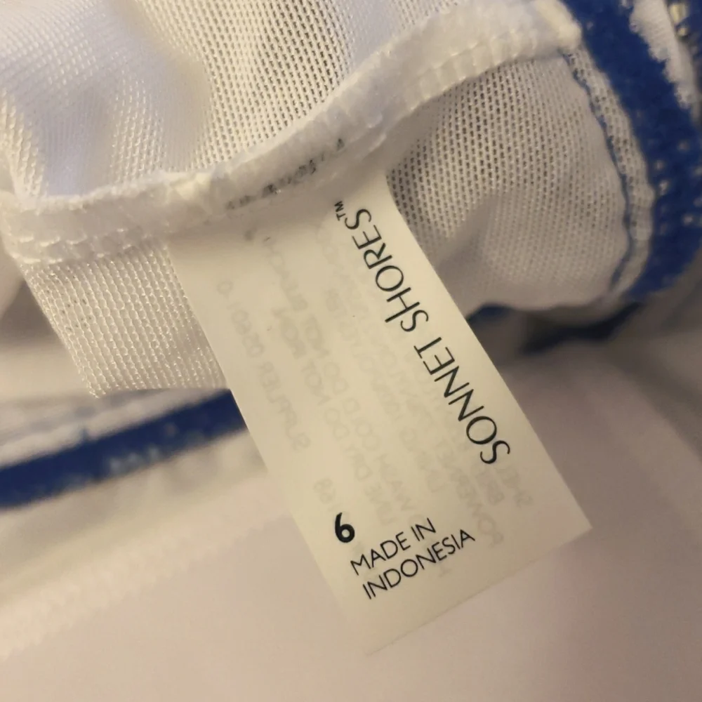 Sonnet Shores Kiss My Tulips Blue Swim Dress Size 6